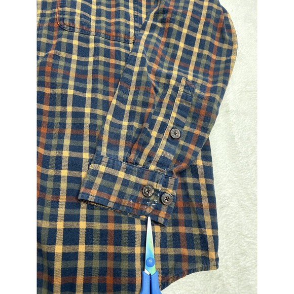 Duluth Trading Men’s Button Down Shirt Size Large Plaid Flannel Work Long Sleeve - Picture 3 of 9